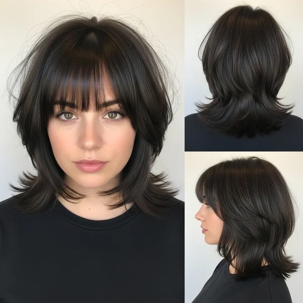 Layered Bob Hairstyles With Bangs