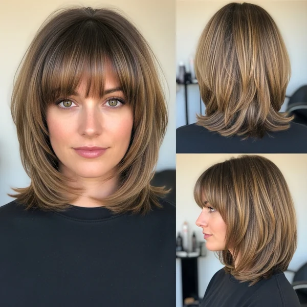 Layered Bob Hairstyles With Bangs