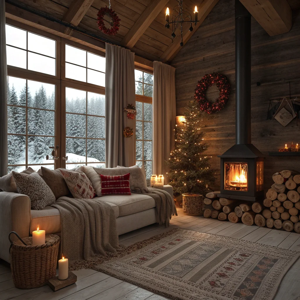 Cozy Winter Living Room