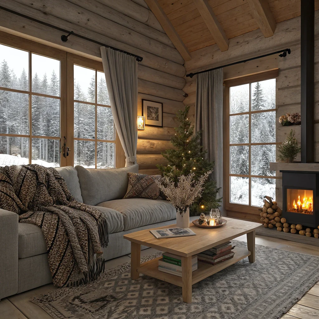 Cozy Winter Living Room