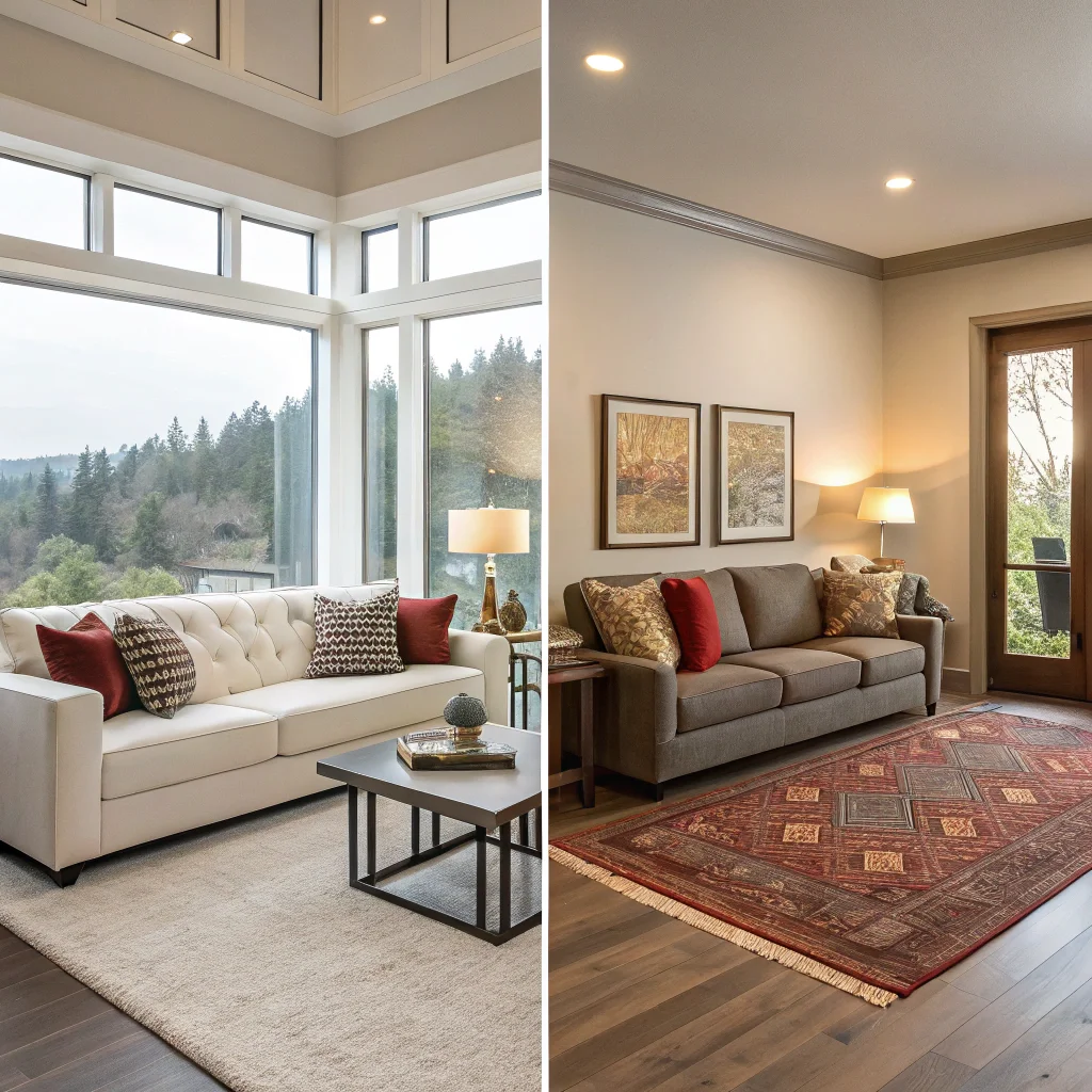 Modern vs. Cozy