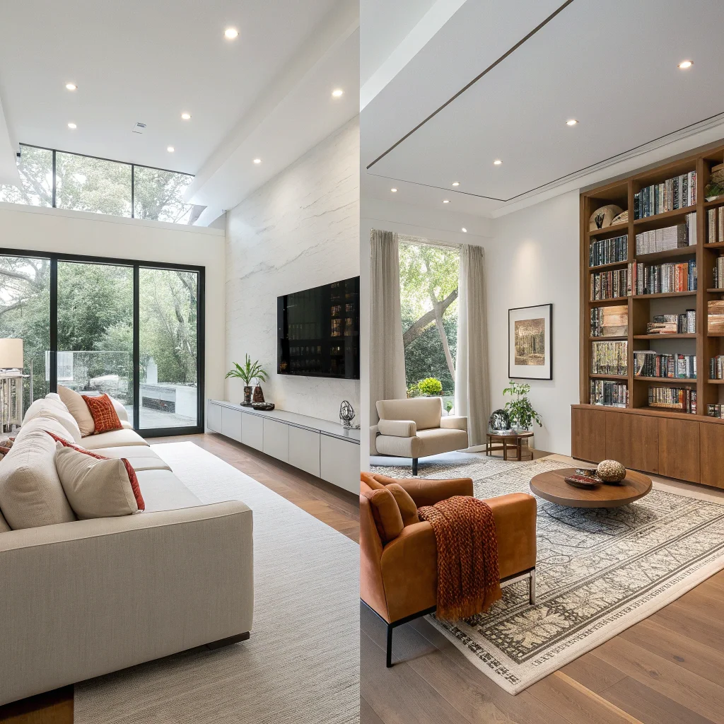 Modern vs. Cozy