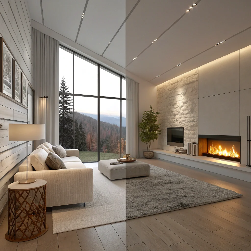 Modern vs. Cozy