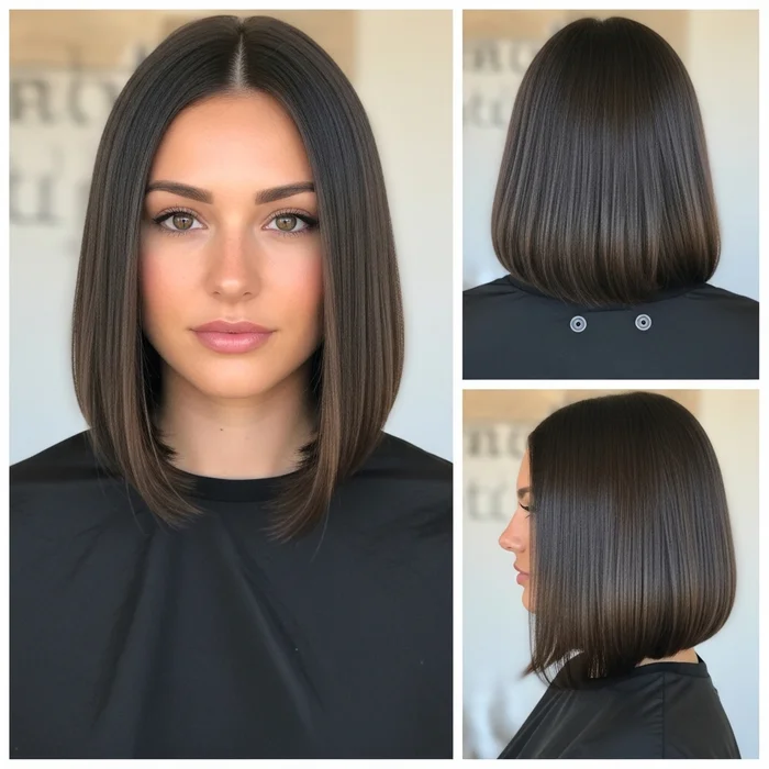long bob hairstyles for thick hair straight medium length haircuts