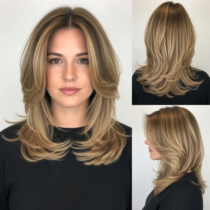 long layered haircuts medium length hair