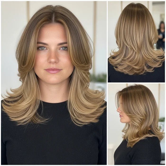 long layered haircuts medium length
