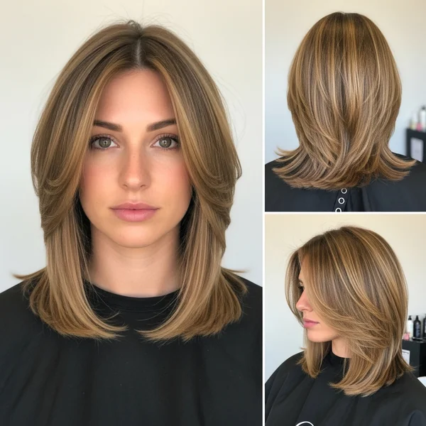 Long Angled Bob Hairstyles With Layers