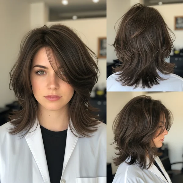 Long Choppy Bob Hairstyles Messy Lob