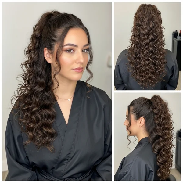 Long Curly Ponytail