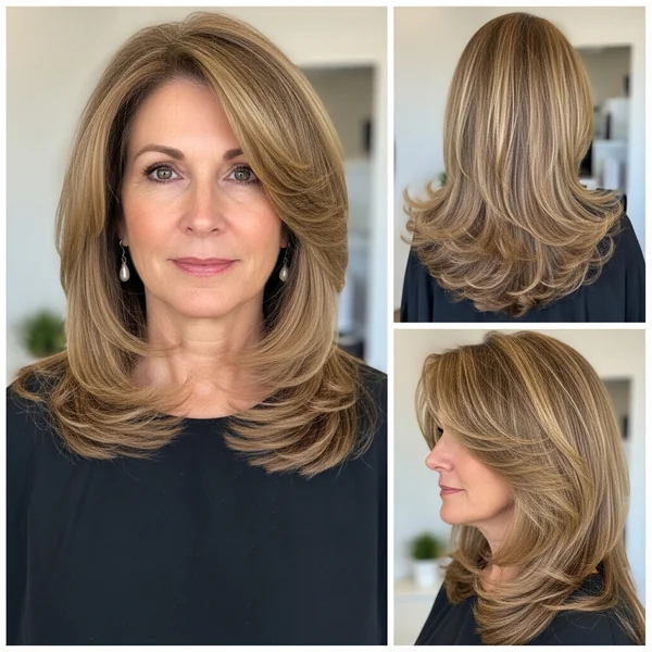 Long Hairstyles With Layers For Over 50