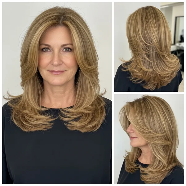 Long Hairstyles With Layers Over 40