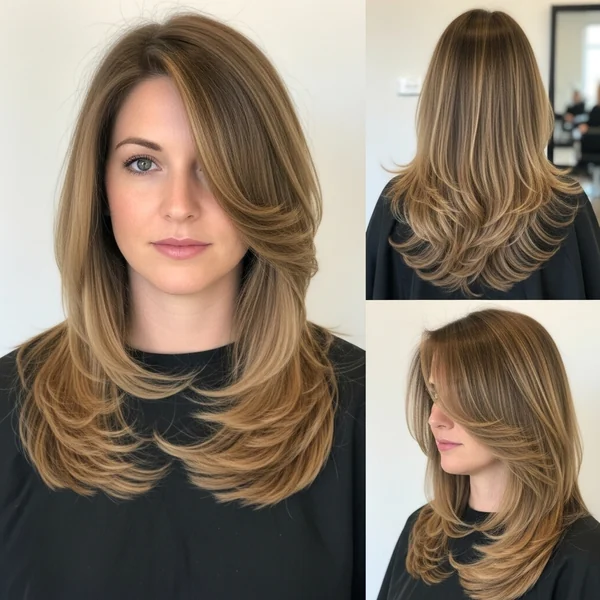 Long Hairstyles With Layers Side Part