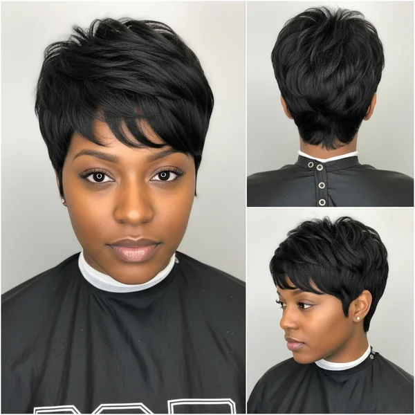 Long Pixie Hairstyles Black Women
