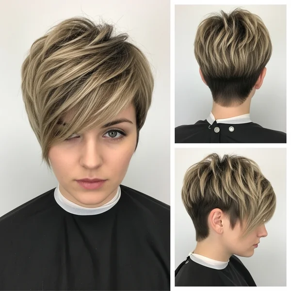 Long Pixie Hairstyles With Undercut