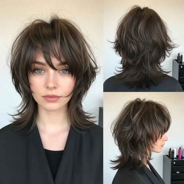 Long Shaggy Bob Hairstyles