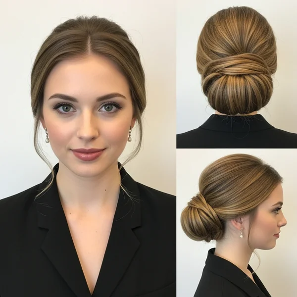Low Bun Prom Hairstyles