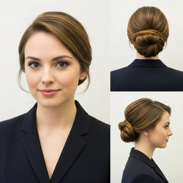 Low Bun Prom Hairstyles Short Hair