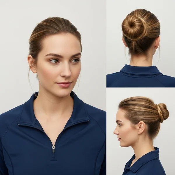 Low Bun Sports Hairstyles