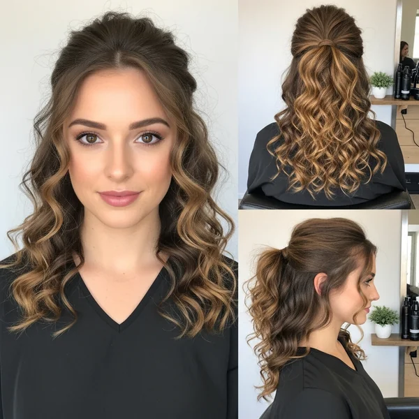 Low Curly Ponytail Hairstyles