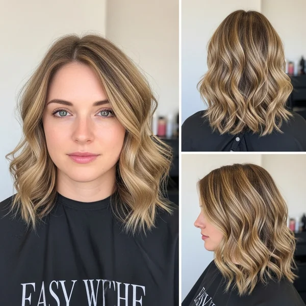 Low Maintenance Haircut for Wavy Hair