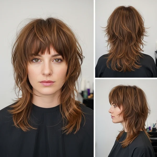 Low Maintenance Shag Haircut