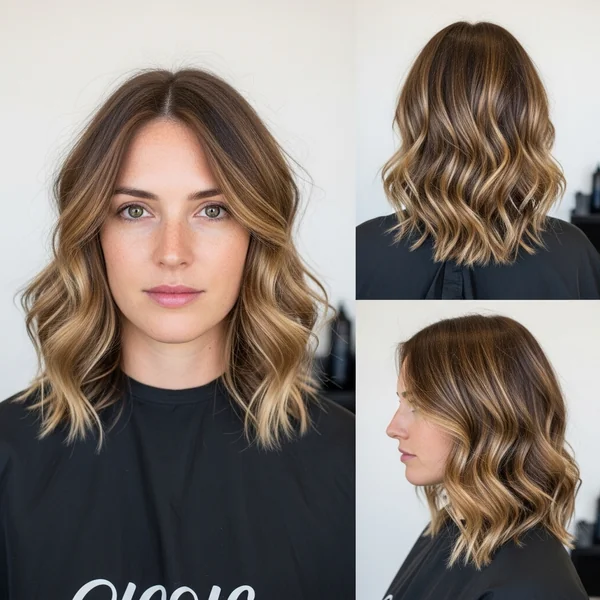 Low Maintenance Wavy Haircut