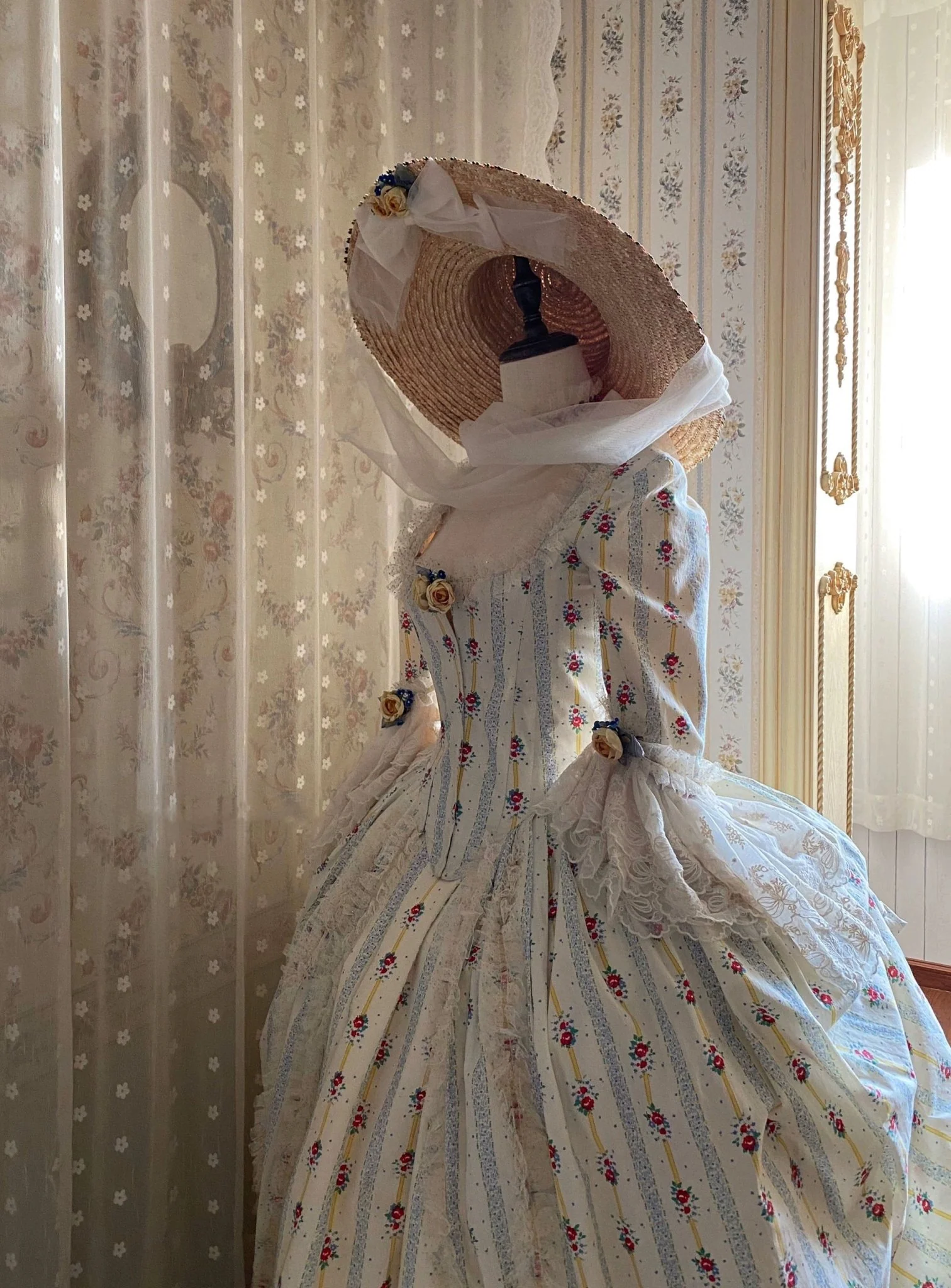 Marie Antoinette Baby Blue and Cream Ball Gown - Rococo Style ...
