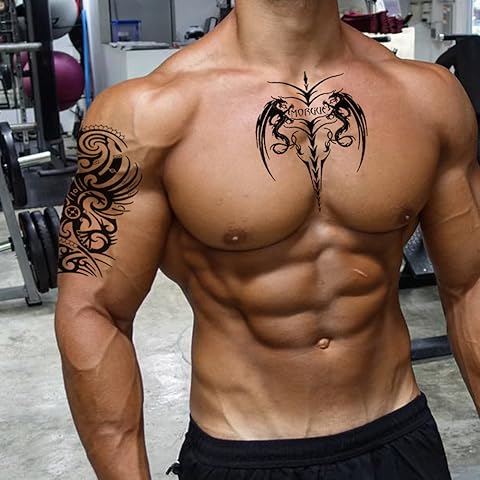 Amazon.com: Temporary Tattoo Men