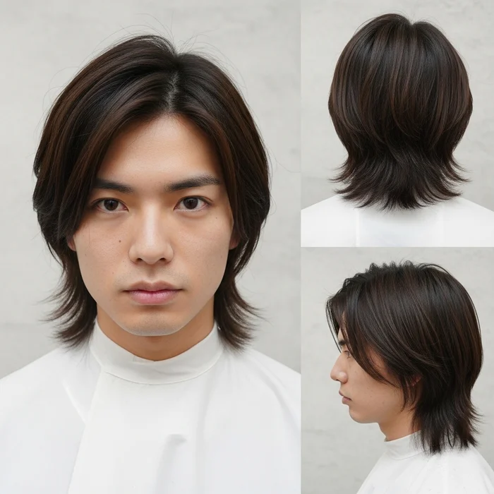 medium length hair men straight layered haircuts