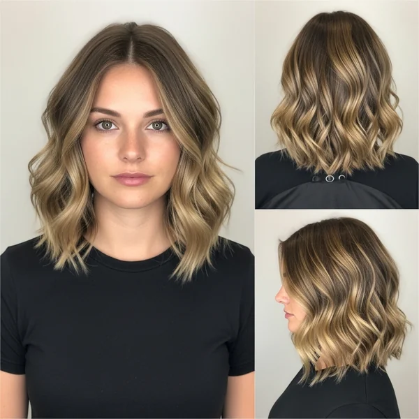 Medium Length Wavy Bob Hairstyles