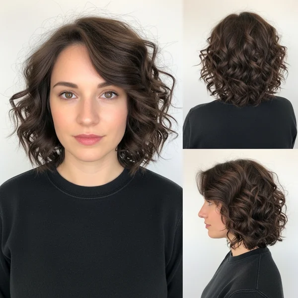 Medium Length Fine Curly Hairstyles