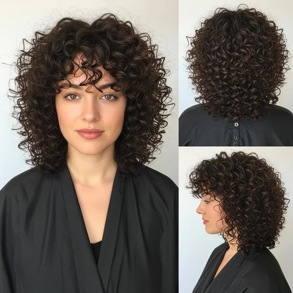 Medium Length Thick Curly Hairstyles