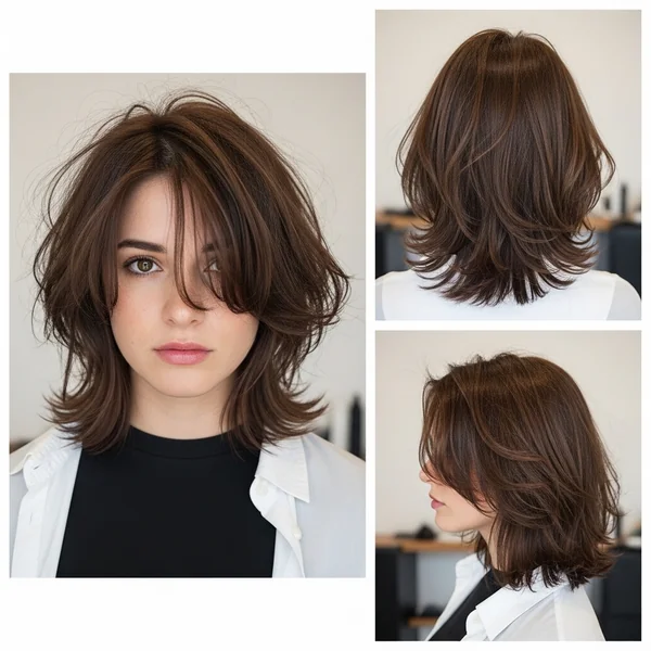 Medium Messy Bob Hairstyles