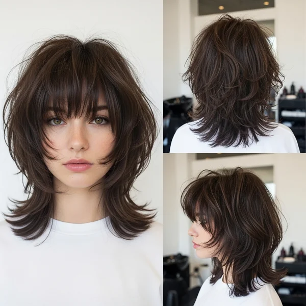 Medium Shaggy Bob Hairstyles