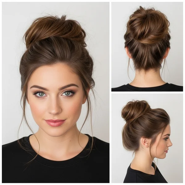 Messy Bun Prom Hairstyles