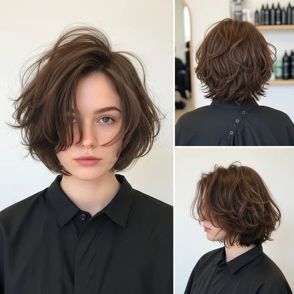 Messy Bob Hairstyles For Thick Hair