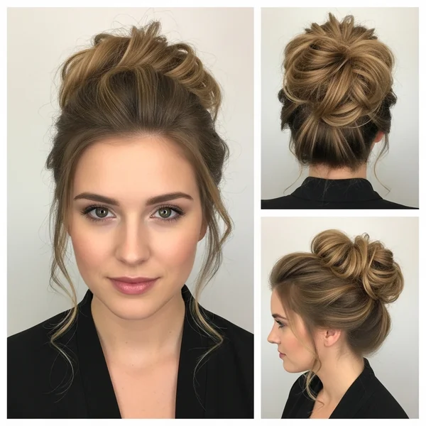 Messy Bun Hairstyles for Wedding