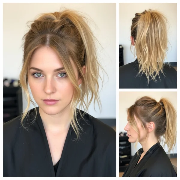 Messy Ponytail Hairstyles