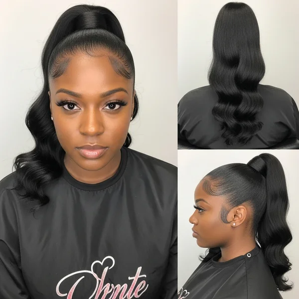 Mid Ponytail Hairstyles Black Women