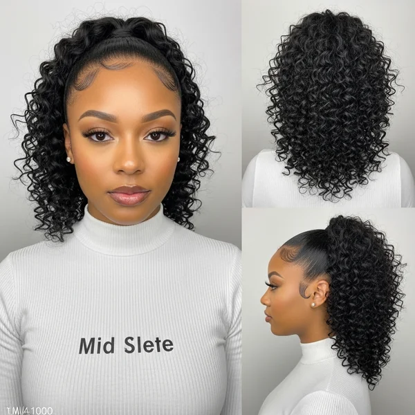 Mid Curly Ponytail