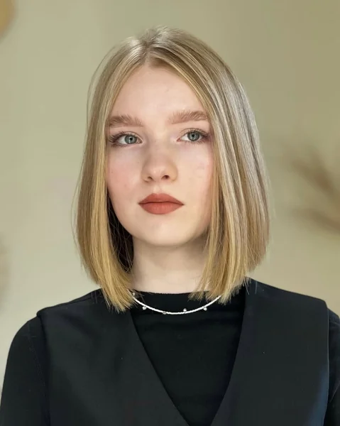 Modern Protective Chic: The Braided Bob with Curved Ends