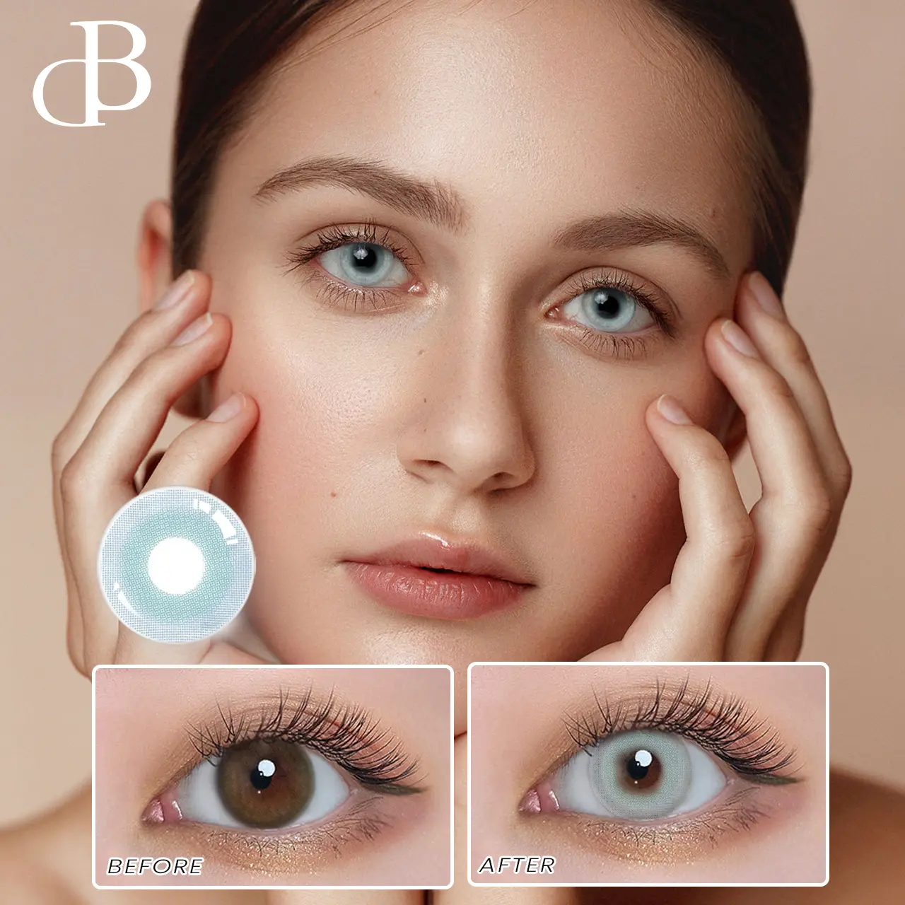 Wholesale pure vision cosmetic prescription lens quality goods eye ...