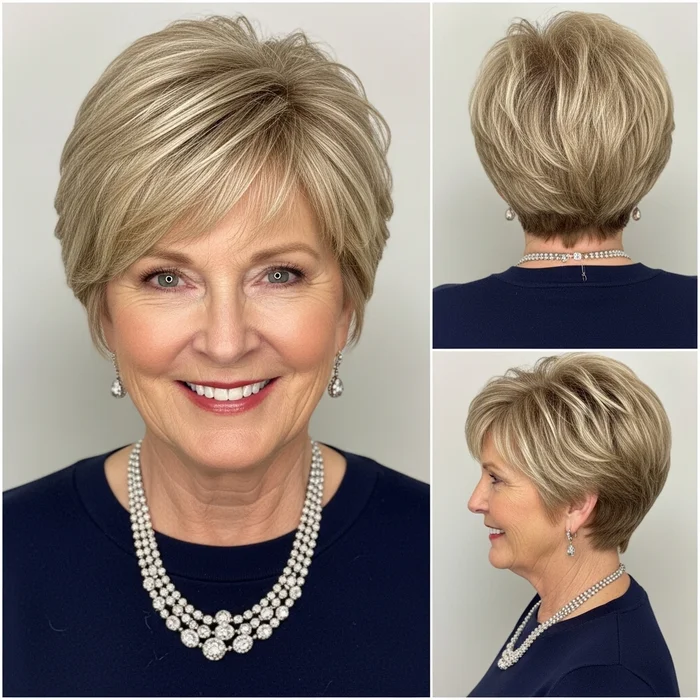 pixie bob haircuts for older women