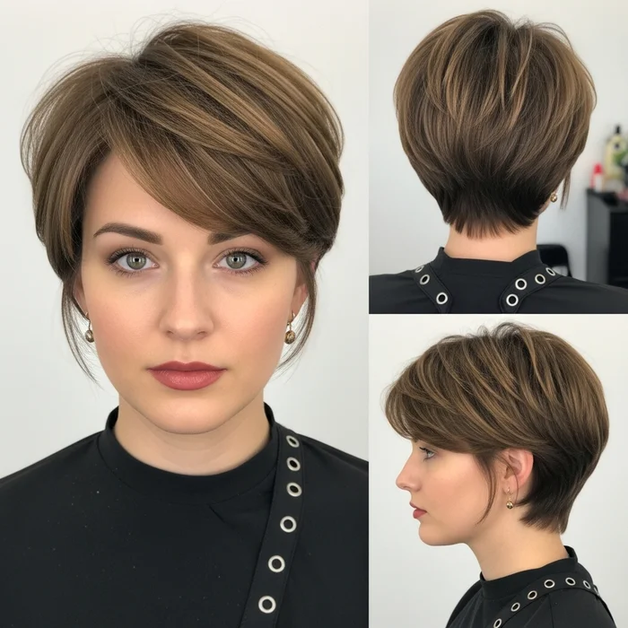 pixie bob haircuts for thick hair
