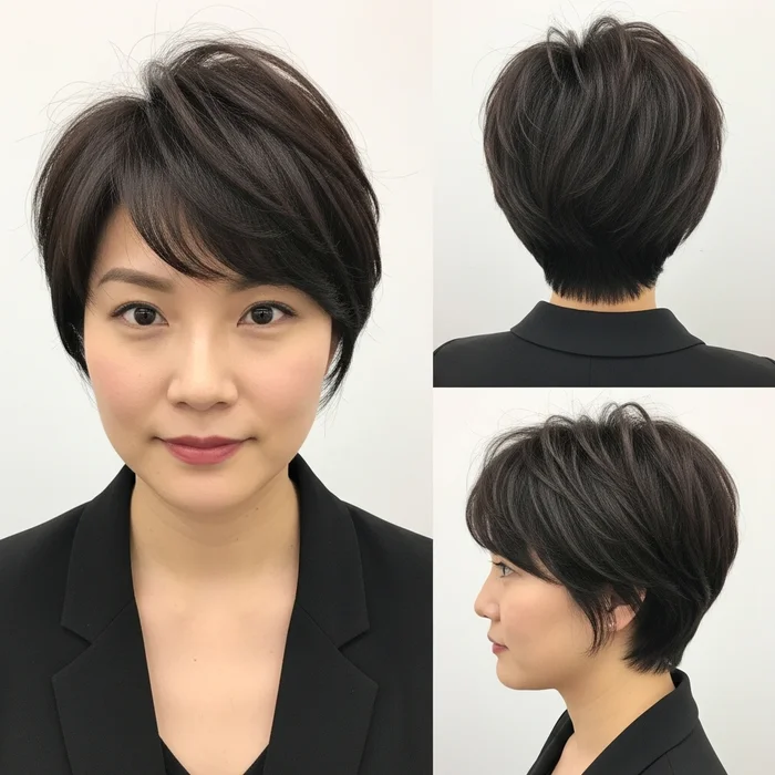 Pixie Haircut Asian