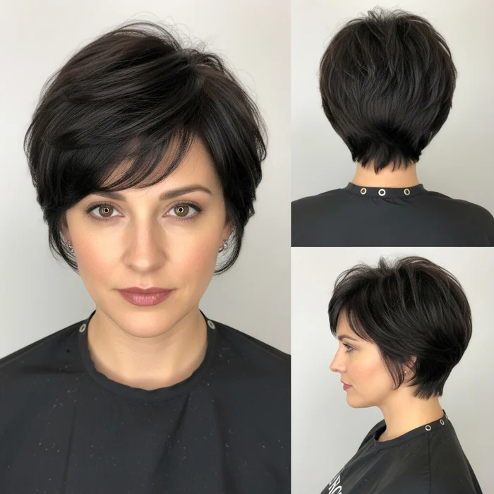 Pixie Haircut Dark Brown Short Hairstyles