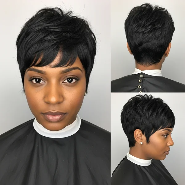 Pixie Bob Haircut Black Women