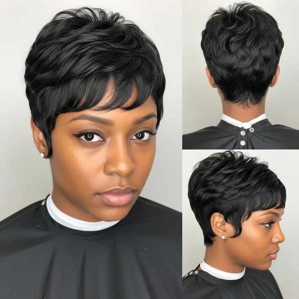 Pixie Bob Haircut for Black Women