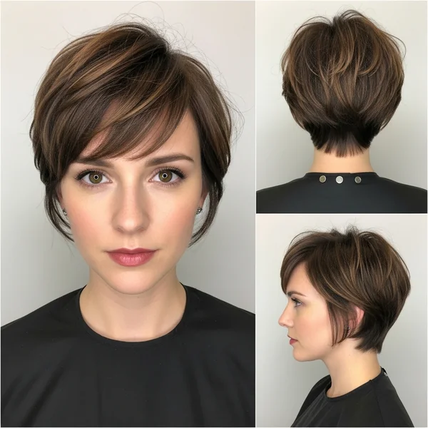 Pixie Bob Haircut For Round Faces