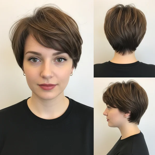 Pixie Bob Haircut For Thick Hair